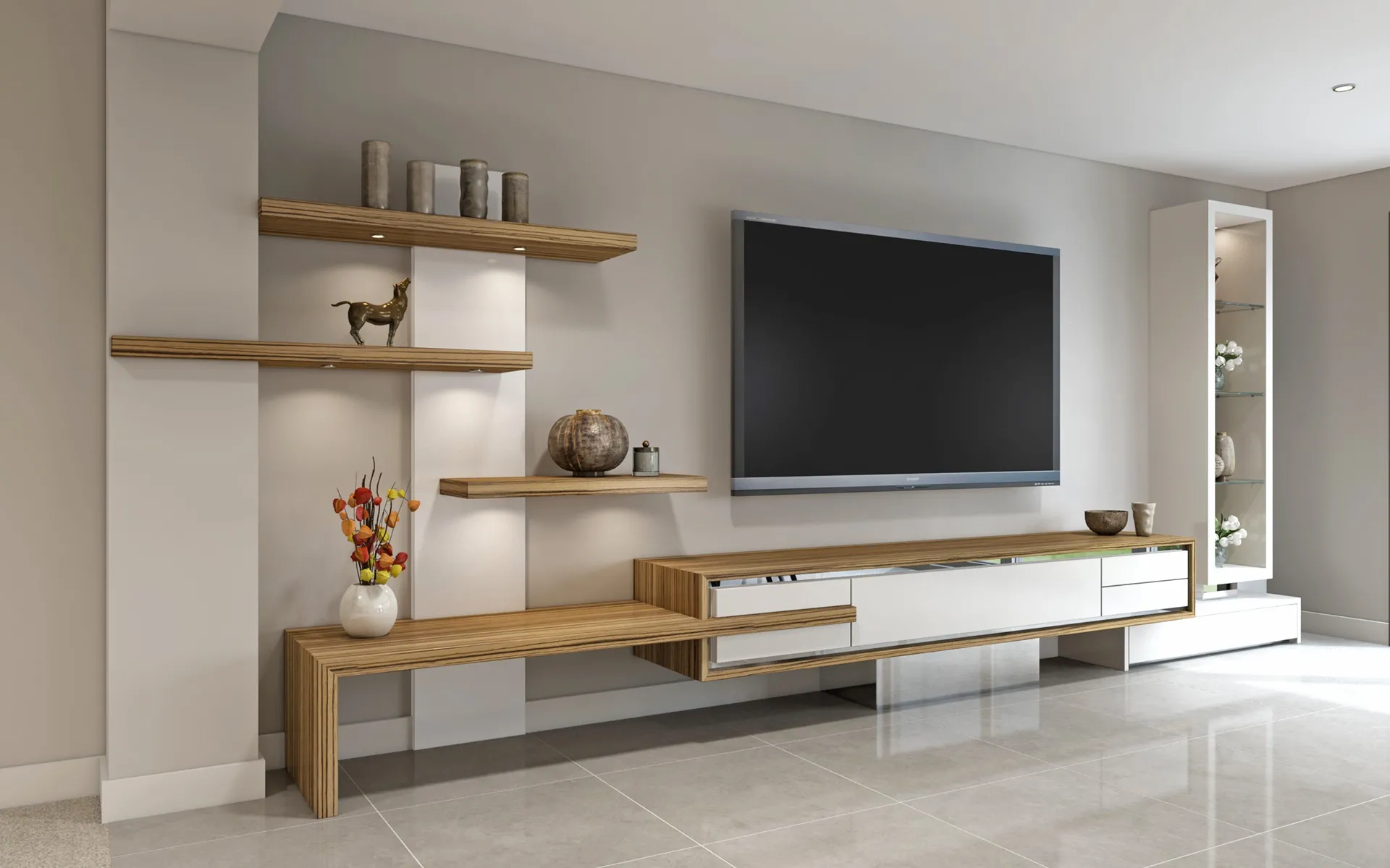 TV Ünitesi Tasarımı ve Özel Üretim